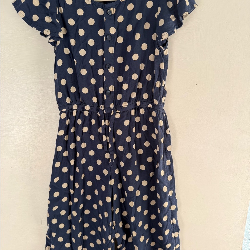 Tucker + Tate Navy and White Polka Dot jumper